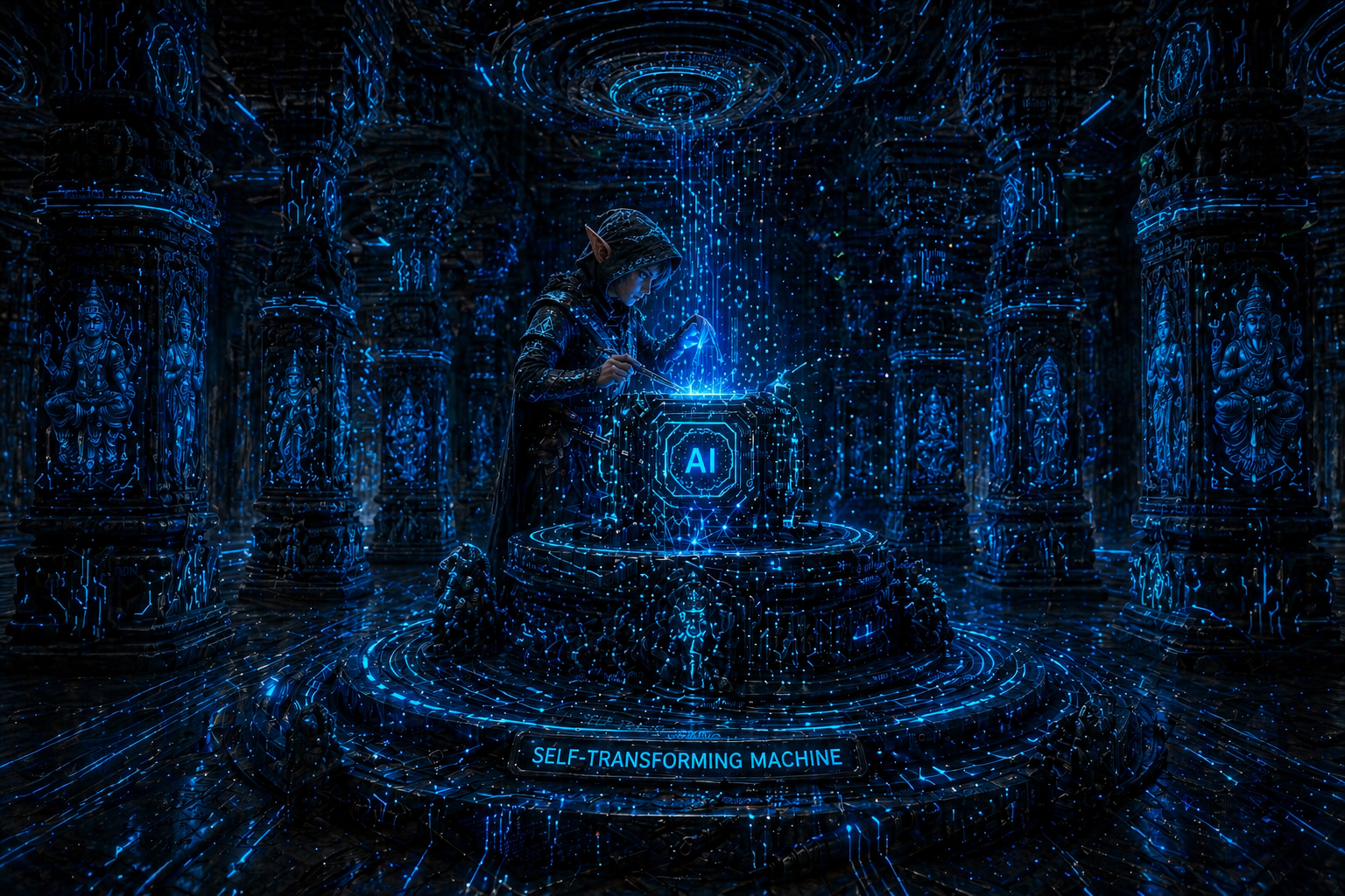 Telethryve self-transforming machine building new tools and workflows